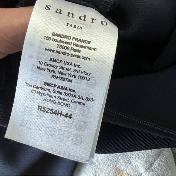 Sandro Mock Neck Ruffle Mini Dress - Picture 5 of 6